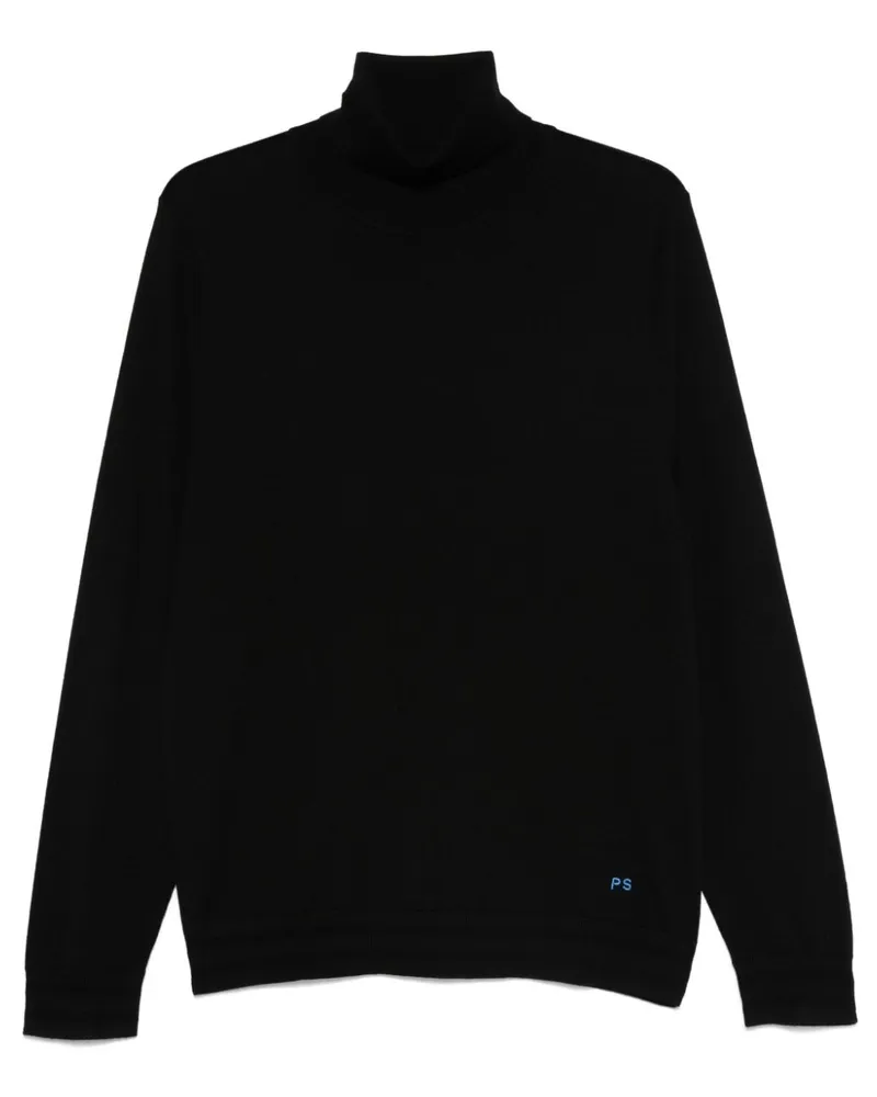Paul Smith Klassischer Merinopullover - Schwarz Schwarz
