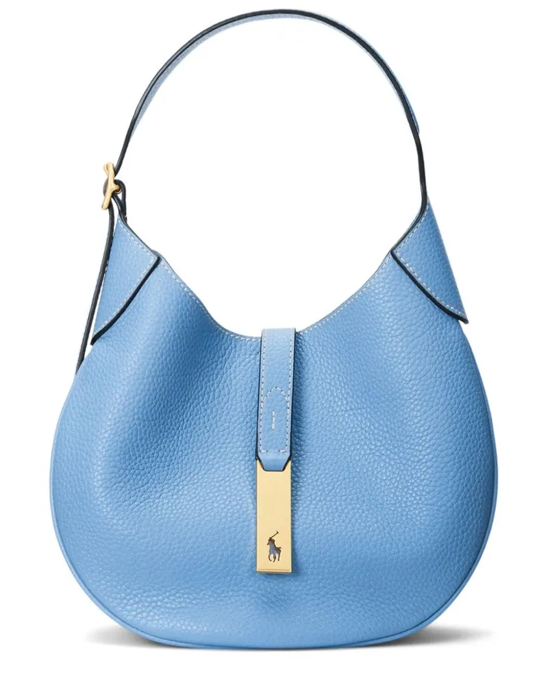 Ralph Lauren Kleine Schultertasche mit Logo-Anhänger - Blau Blau