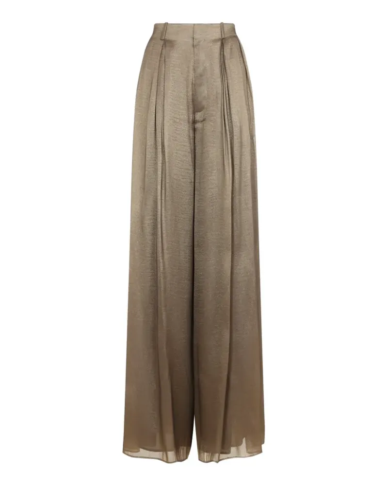 Ralph Lauren pleated palazzo pants - Nude Nude