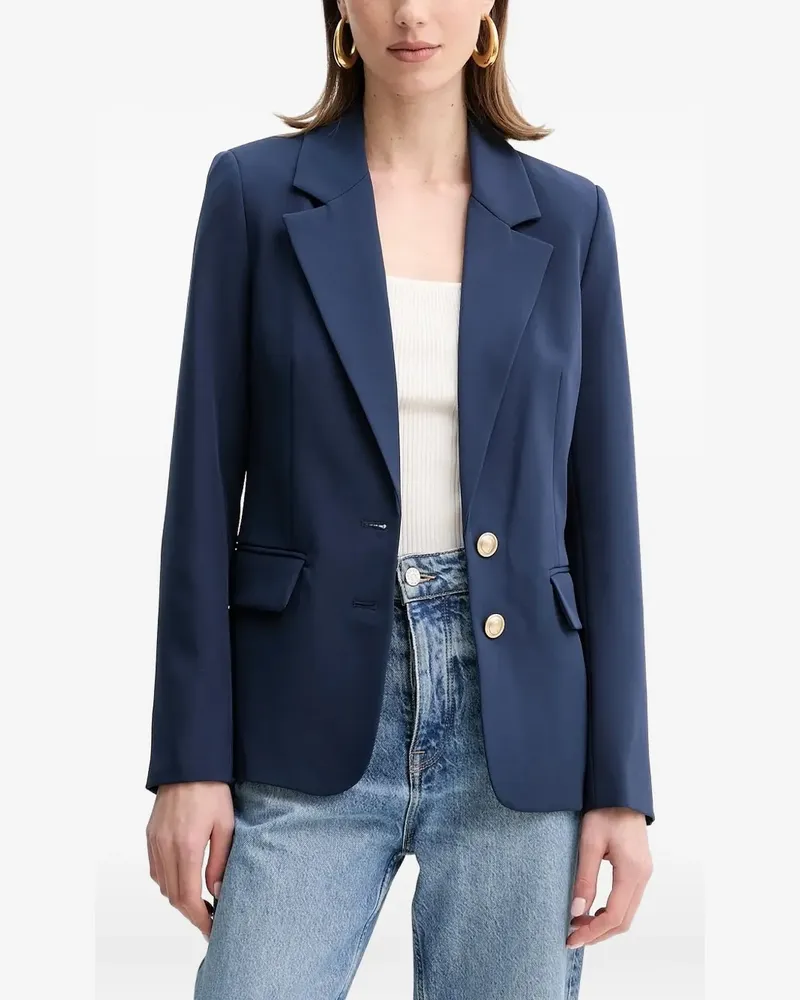 Guess Verzierter Blazer mit fallendem Revers - Blau Blau