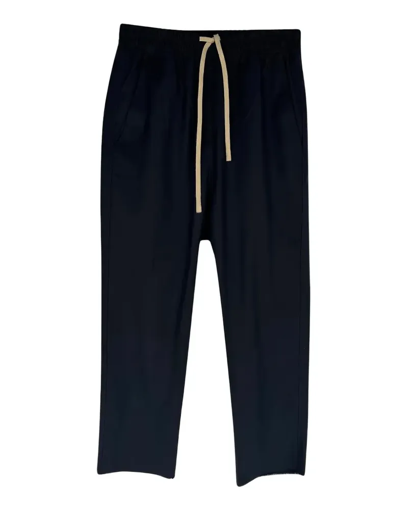 Nili Lotan drawstring straight-leg trousers - Schwarz Schwarz