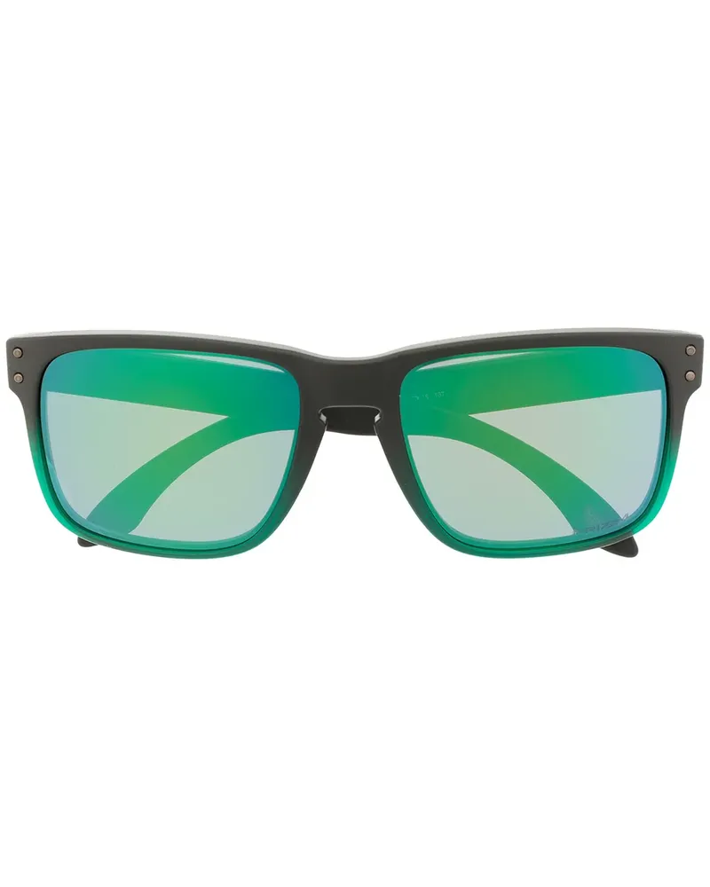 Oakley Eckige Sonnenbrille mit Farbverlauf - Schwarz Schwarz