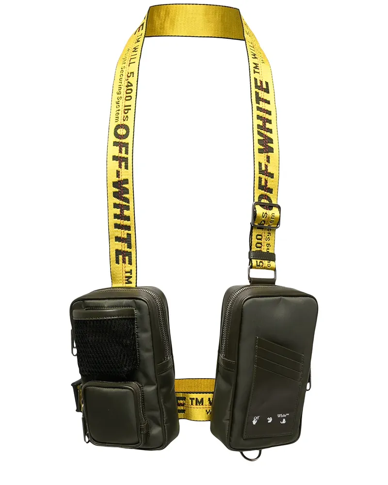 OFF-WHITE Kuriertasche mit Industrial-Riemen - Grün Grün