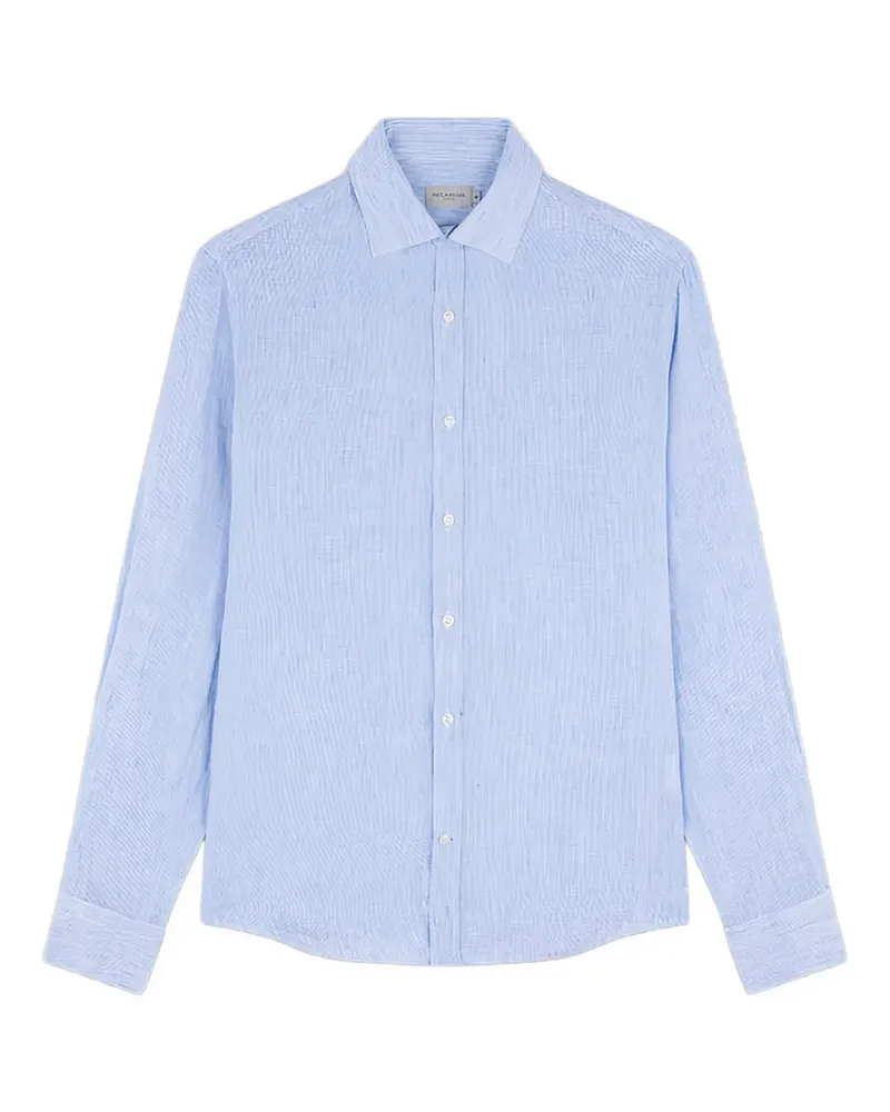 Paul & Shark Gestreiftes Hemd - Blau Blau