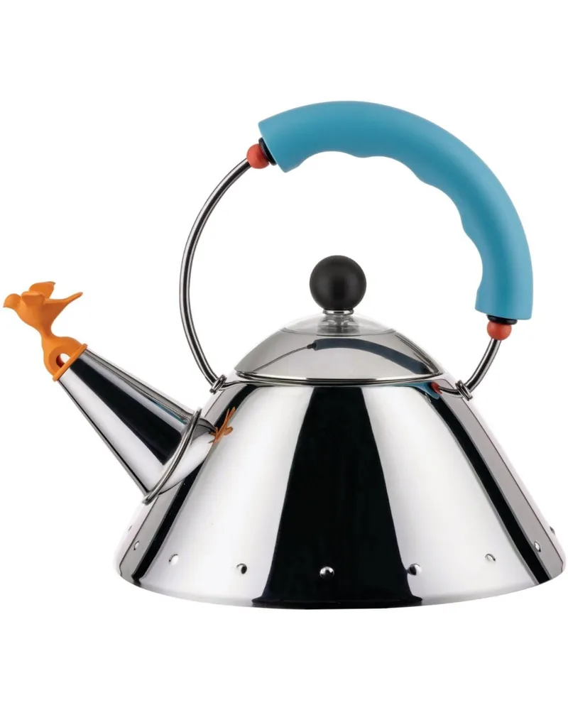 Alessi Wasserkocher mit metallischem Design - Silber Silber