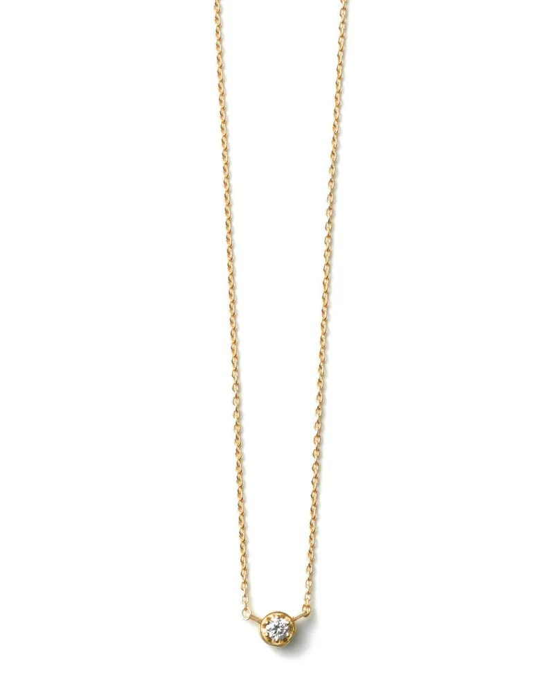 SHIHARA 18kt Gelbgoldhalskette mit Diamanten Gold