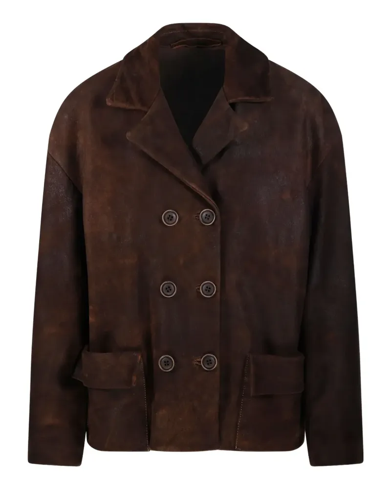 Salvatore Santoro Cabanjacke aus Wildleder - Braun Braun