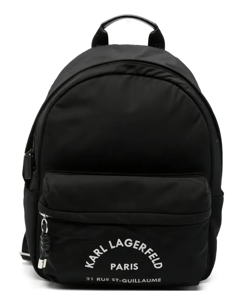 Karl Lagerfeld Rue St-Guillaume backpack - Schwarz Schwarz