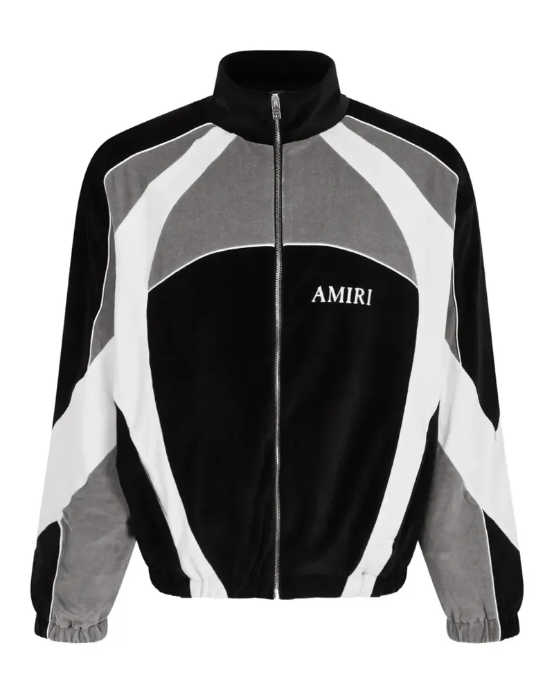 Amiri Jacke mit Kontrasteinsatz - Schwarz Schwarz