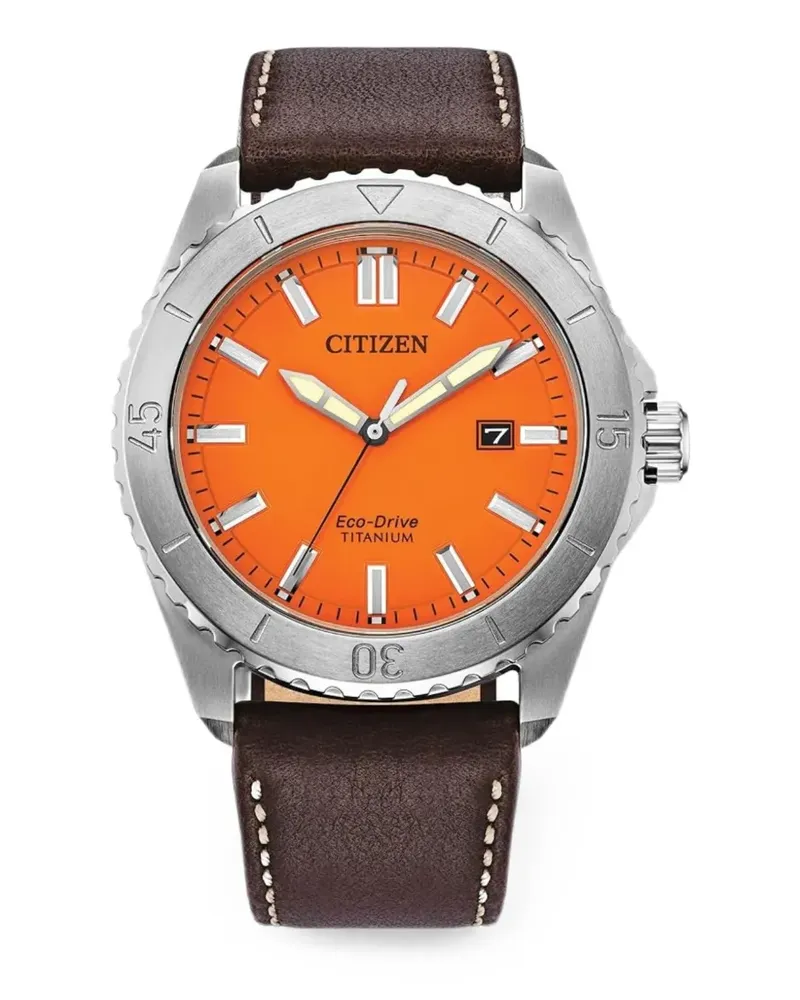 Citizen Weekender Eco-Drive 41mm watch - Orange Orange
