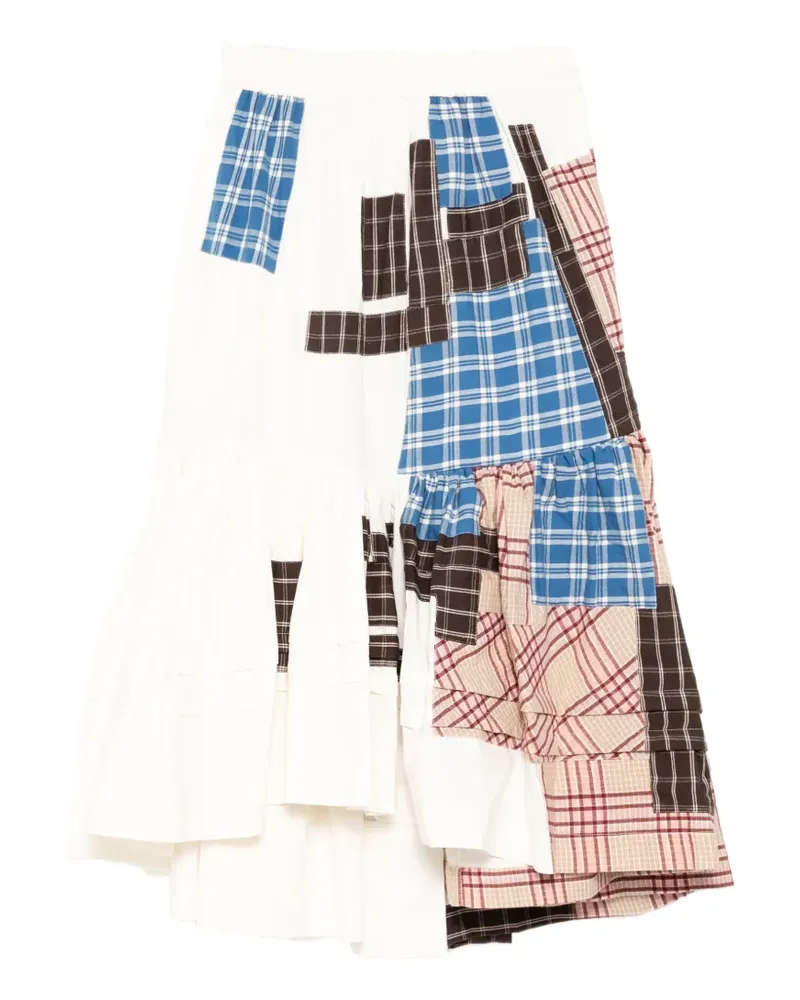 STORY mfg. Field midi skirt - Weiß Weiß