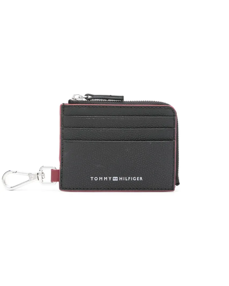 Tommy Hilfiger Portemonnaie mit Logo-Print - Schwarz Schwarz