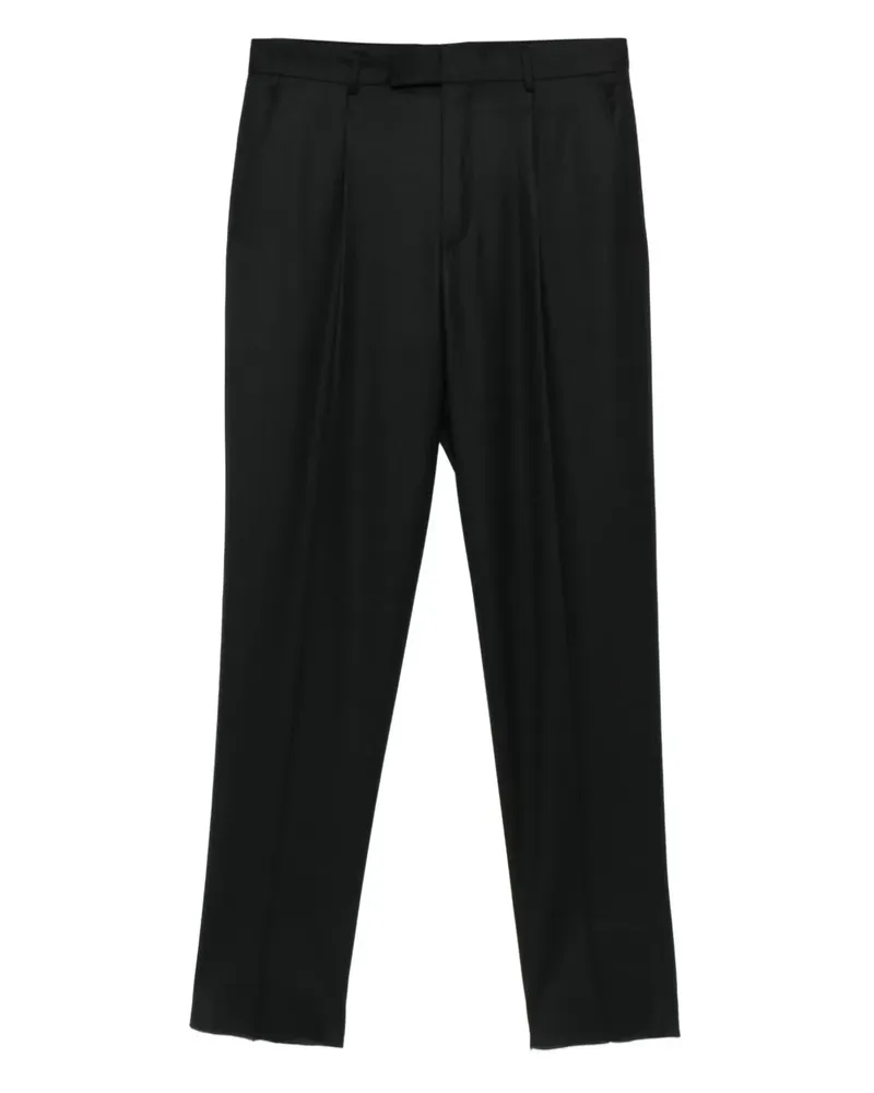 Ermenegildo Zegna Hose mit Falten - Schwarz Schwarz