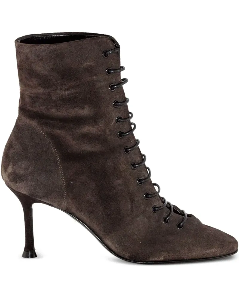 Alevì Stiefel aus Wildleder - Braun Braun