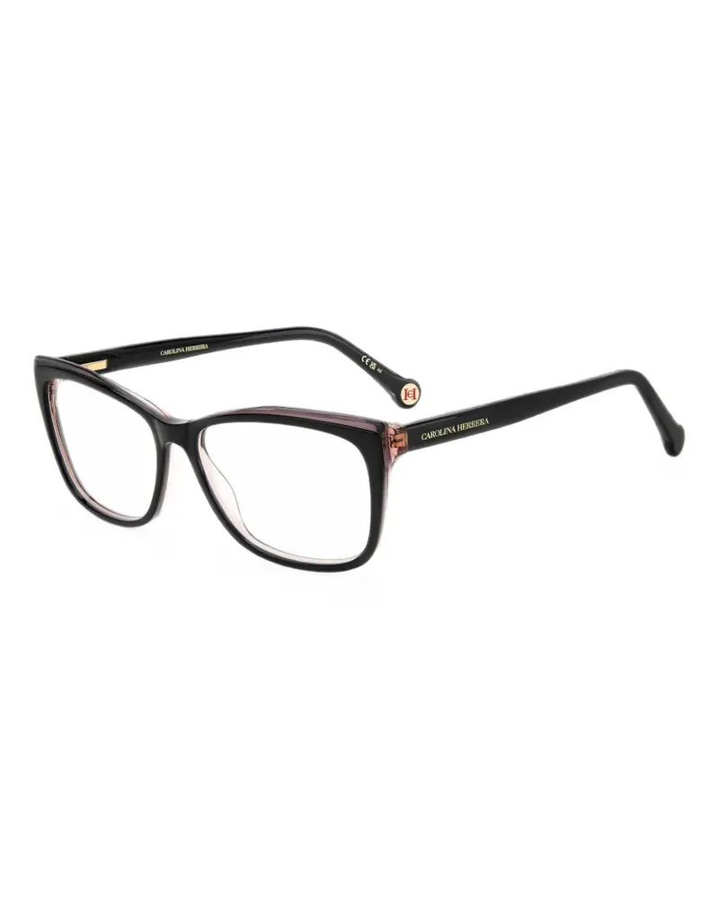 Carolina Herrera New York cat-eye frame glasses - Schwarz Schwarz
