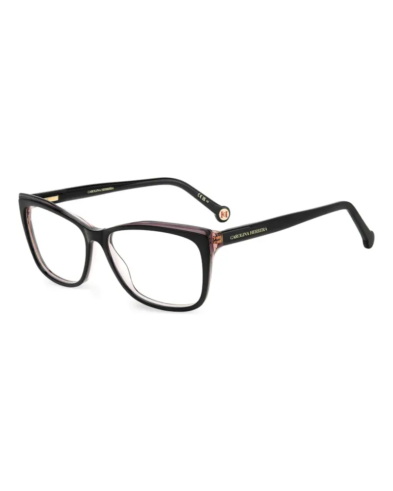 Carolina Herrera New York Brille mit Cat-Eye-Gestell - Schwarz Schwarz