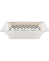 Missoni Home Gemusterte Schmuckablage aus Porzellan Gold