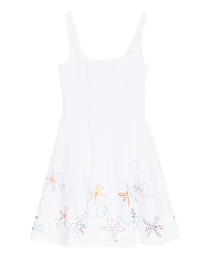 STAUD Wells Minikleid - Weiß Weiß