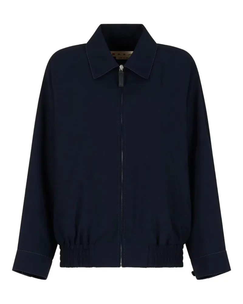 Marni Bomberjacke mit Reißverschluss - Blau Blau