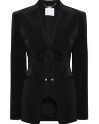 Blumarine Einreihiger Monopetto Blazer Schwarz