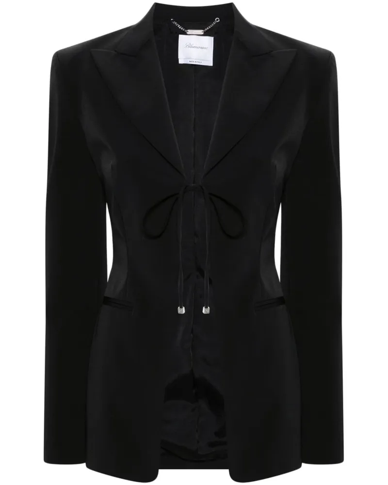Blumarine Einreihiger Monopetto Blazer - Schwarz Schwarz