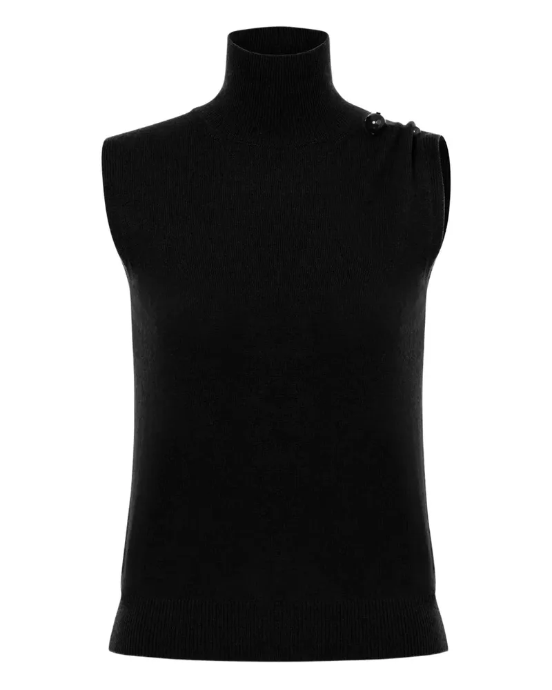 Alberta Ferretti Weste aus Kaschmir - Schwarz Schwarz