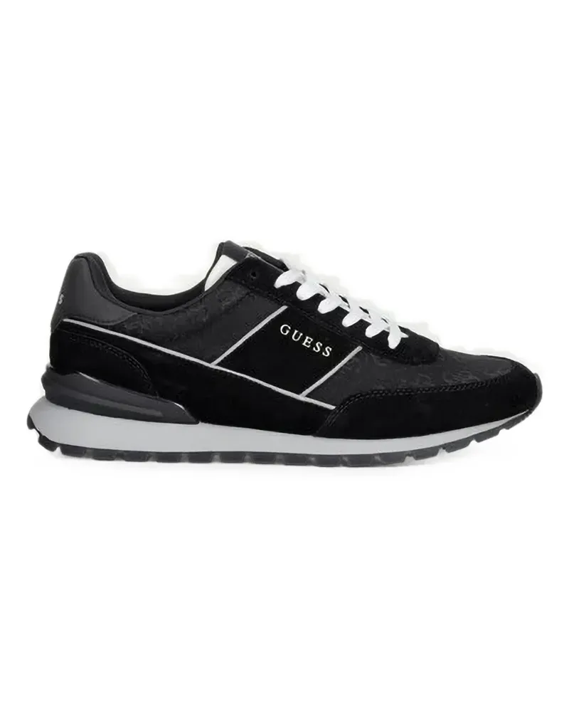 Guess Rexlor monogram-print panelled sneakers - Schwarz Schwarz