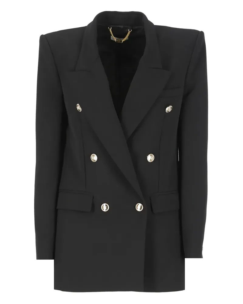 Elisabetta Franchi Blazer aus Krepp - Schwarz Schwarz