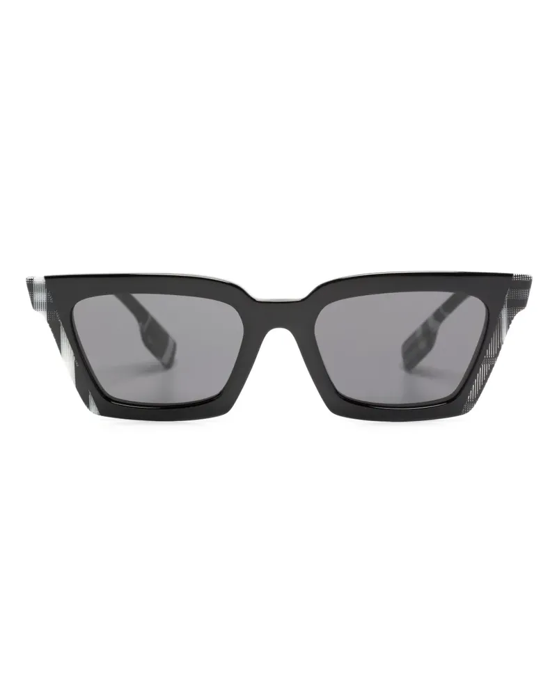 Burberry Eckige Sonnenbrille - Schwarz Schwarz