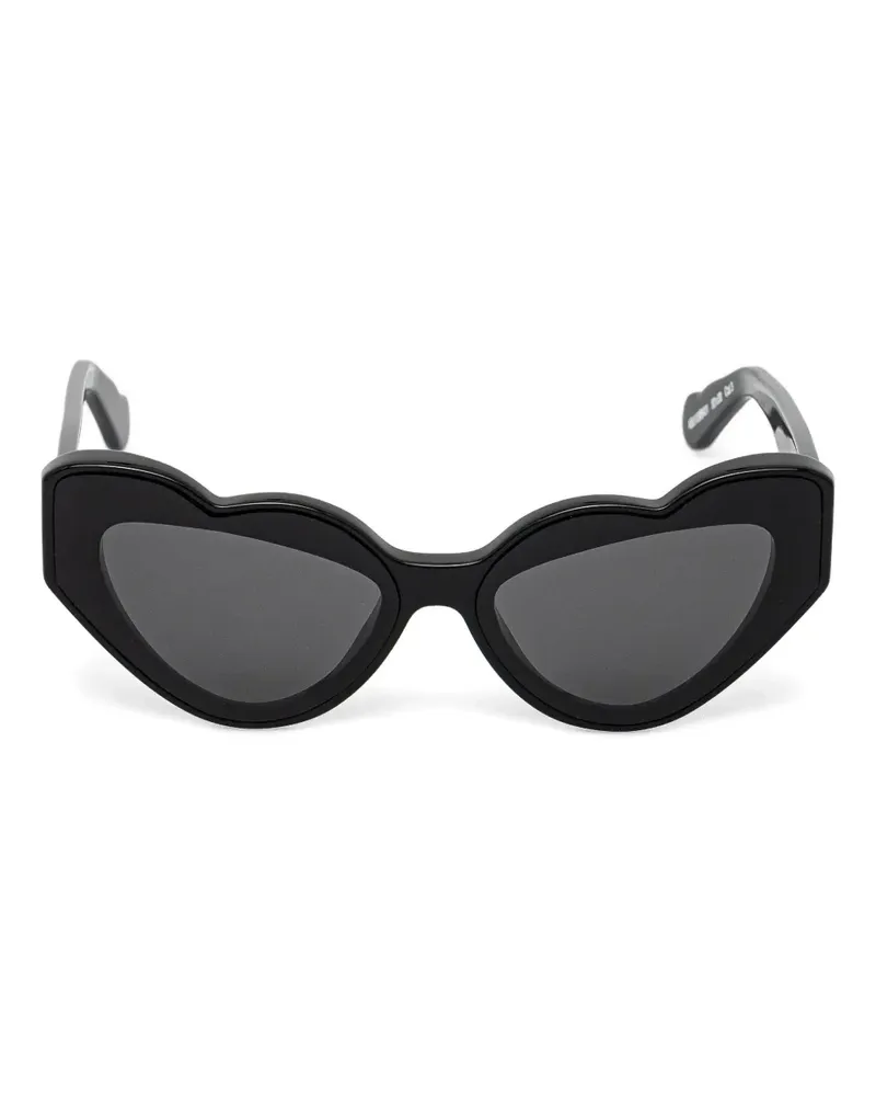 Fiorucci Heart Sonnenbrille - Schwarz Schwarz