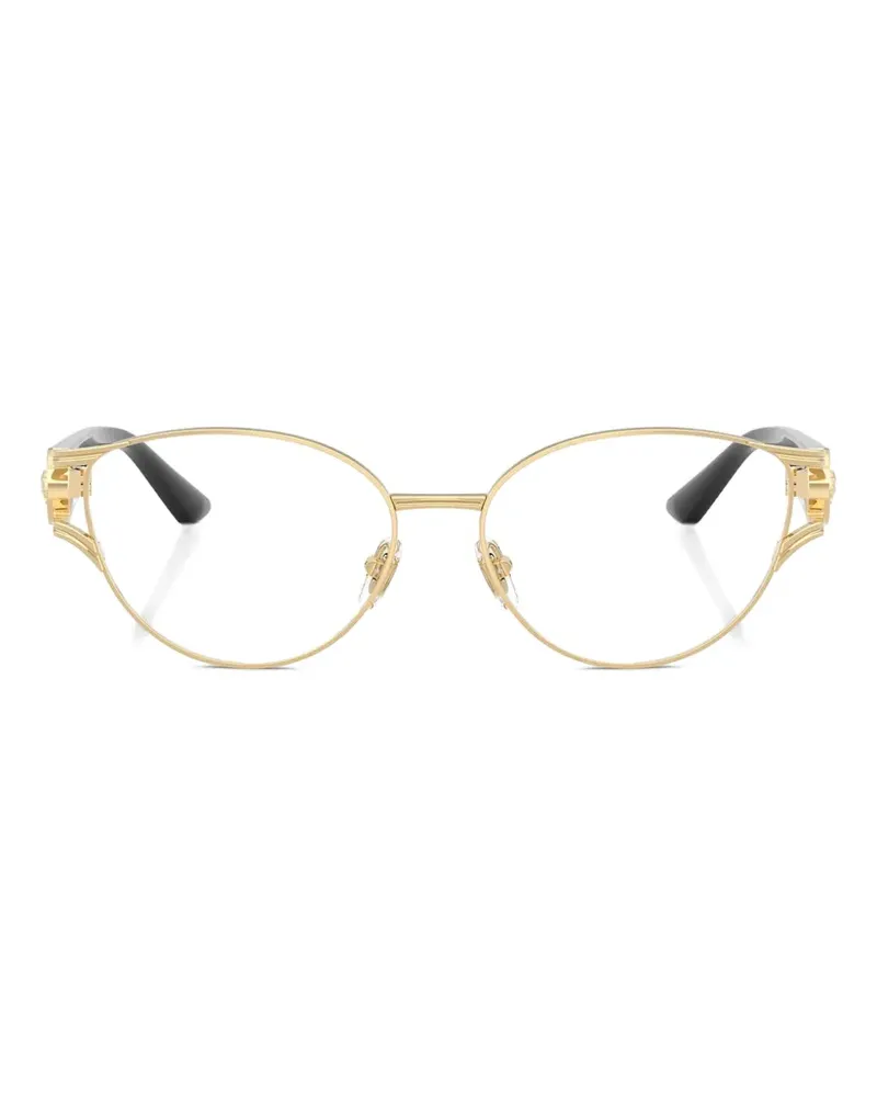 Versace Brille mit Medusa-Prägung - Gold Gold