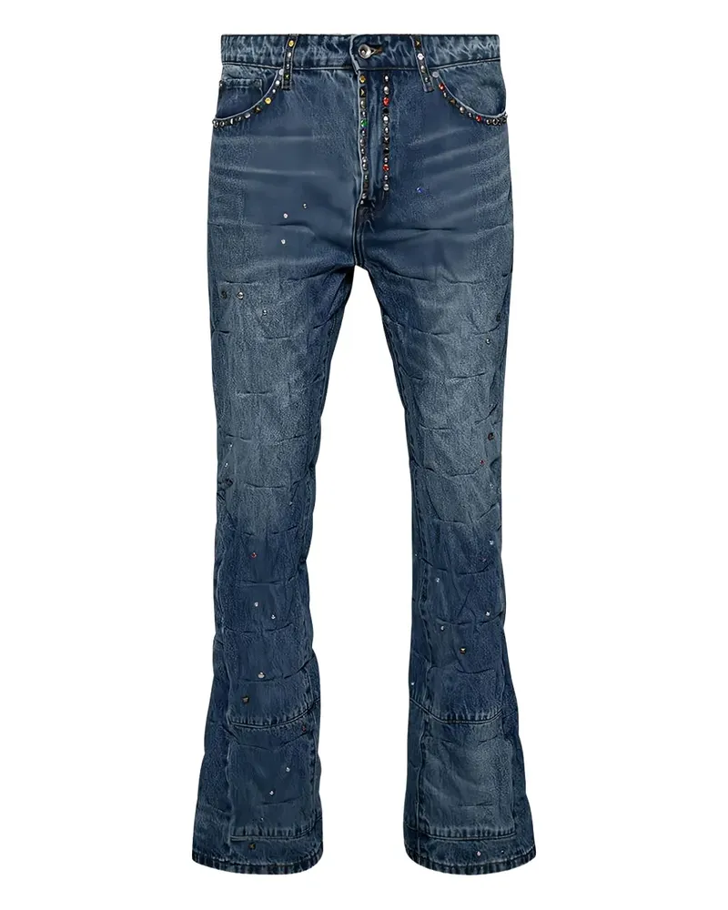 WHO DECIDES WAR Verzierte Jeans - Blau Blau