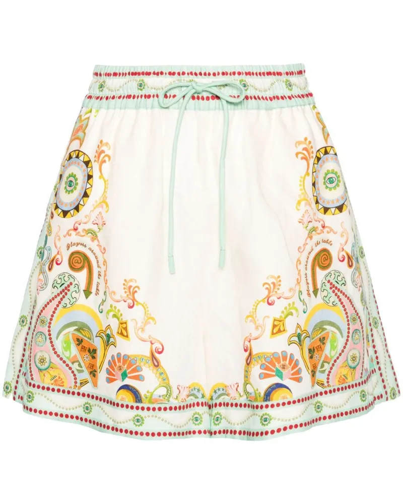 ALEMAIS Pinball Shorts mit Kordelzug Nude