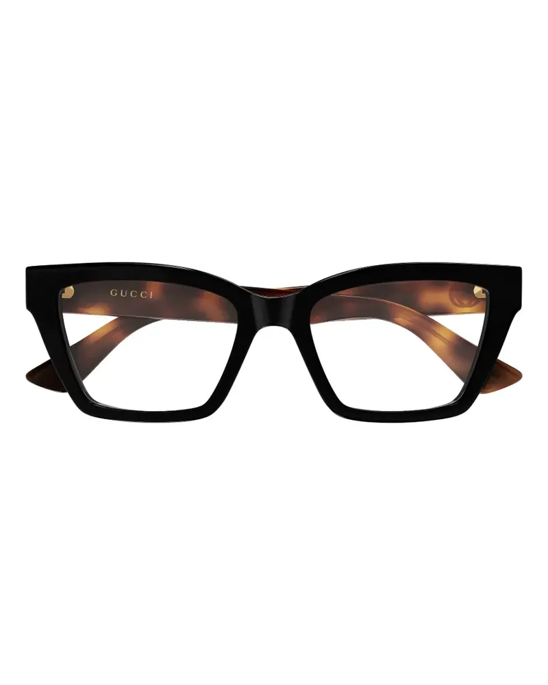 Gucci Cat-Eye-Brille - Schwarz Schwarz