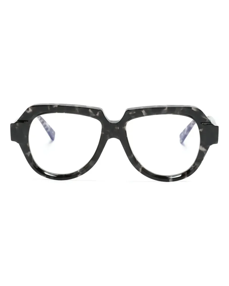 KUBORAUM K37 Pilotenbrille - Schwarz Schwarz