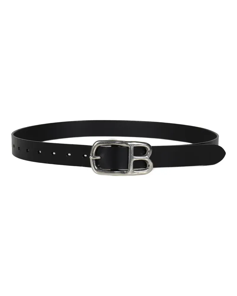 Doublet logo-buckle belt - Schwarz Schwarz