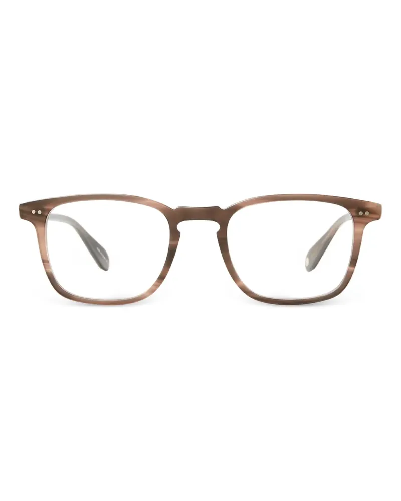 Garrett Leight Eckige Howland Brille - Braun Braun