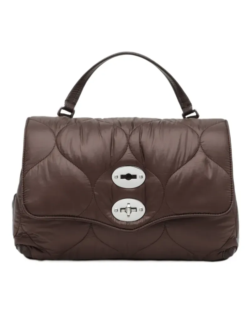 Zanellato small Postina quilted tote bag - Braun Braun