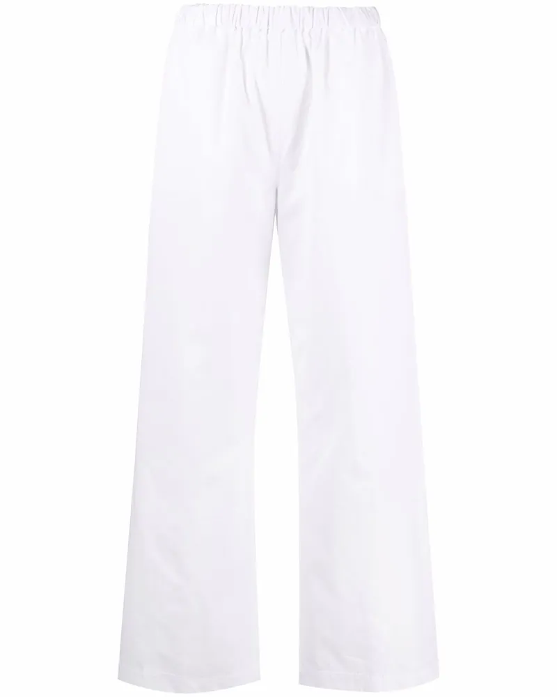 ASPESI Hose mit weitem Bein - Weiß Weiß