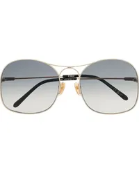 Chloé Sonnenbrille mit Oversized-Gestell Gold