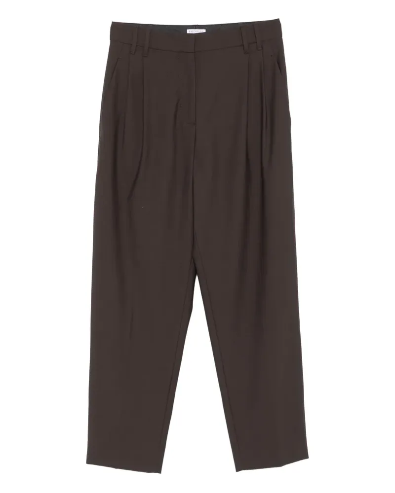 Brunello Cucinelli Hose mit geradem Schnitt - Braun Braun