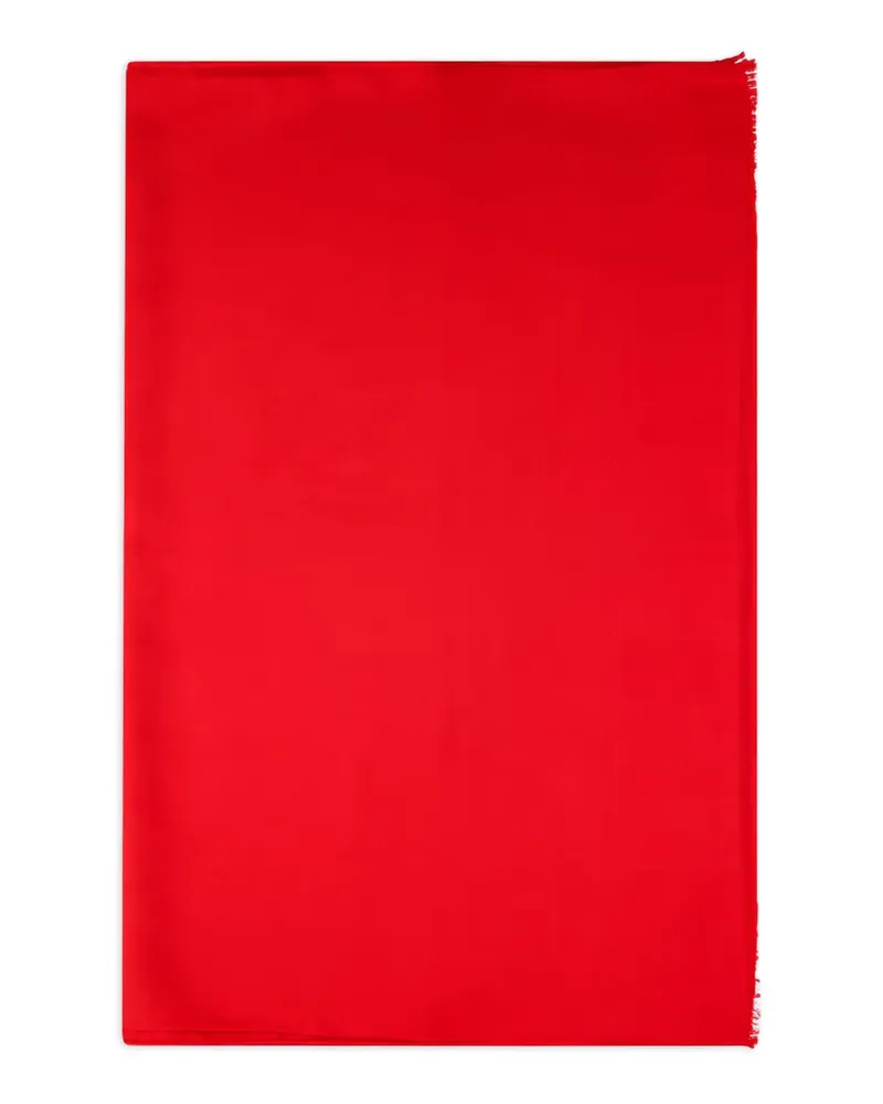 Max Mara Schal mit Fransen - Rot Rot