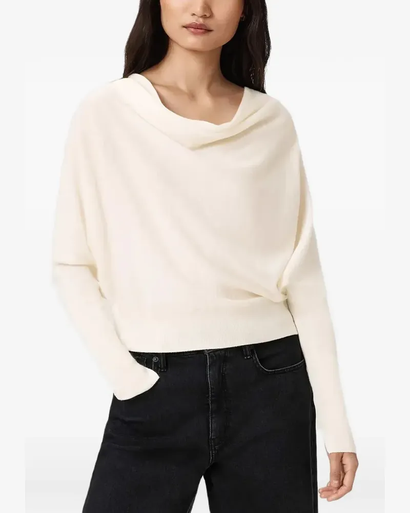 AllSaints Ridley cowl-neck sweater - Weiß Weiß