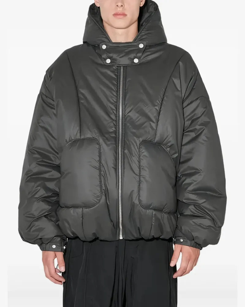 MISBHV nylon sculptural puffer jacket - Grau Grau