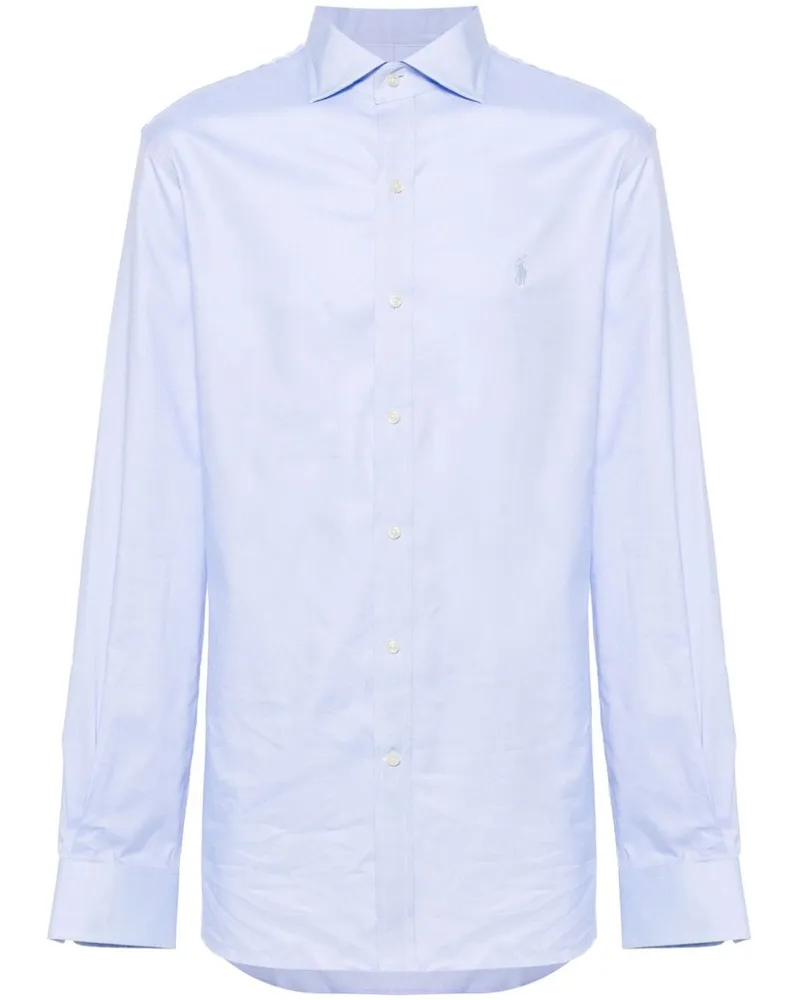 Ralph Lauren Hemd mit Polo Pony-Stickerei - Blau Blau