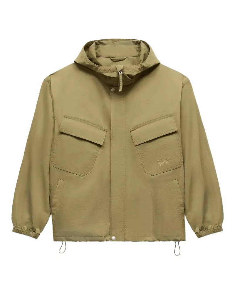 Kenzo Signature Windbreaker - Grün Grün