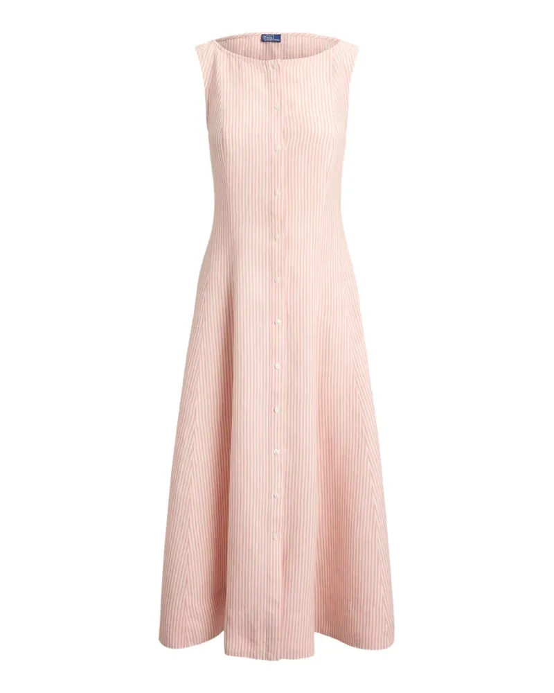 Ralph Lauren Ottavia Midikleid - Rosa Rosa