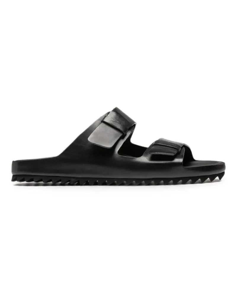 Officine Creative Italia Agorà 010 Sandalen mit Doppelriemen - Schwarz Schwarz