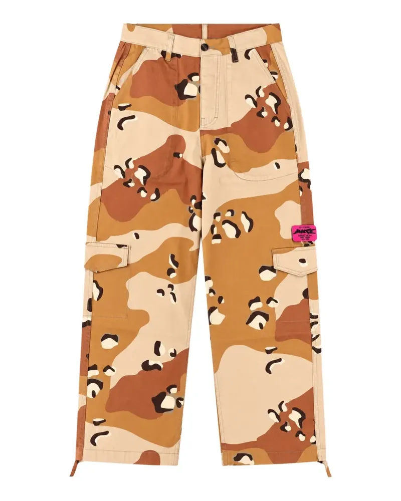 Arte Antwerp Cargohose mit Camouflage-Print - Braun Braun