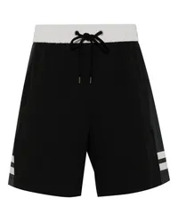 James Perse Ripstop-Badeshorts mit Stretch Schwarz